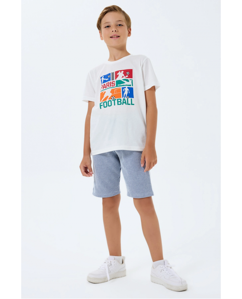 RolyPoly 3755-2 Erkek Çocuk Bermuda Takım