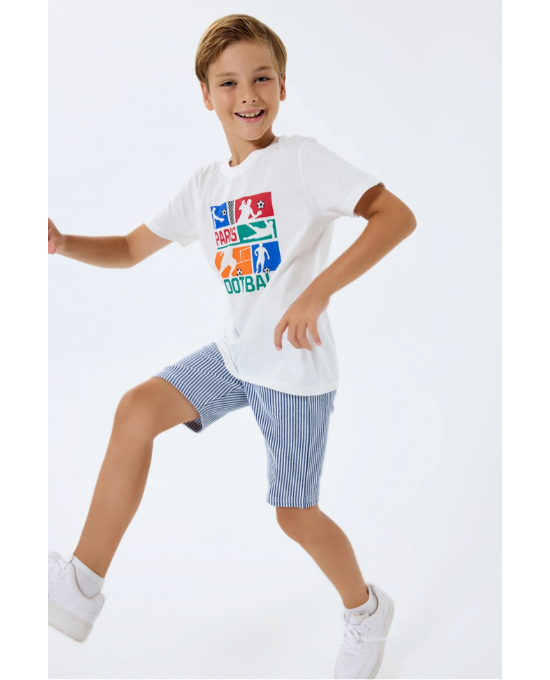 RolyPoly 3755-2 Erkek Çocuk Bermuda Takım