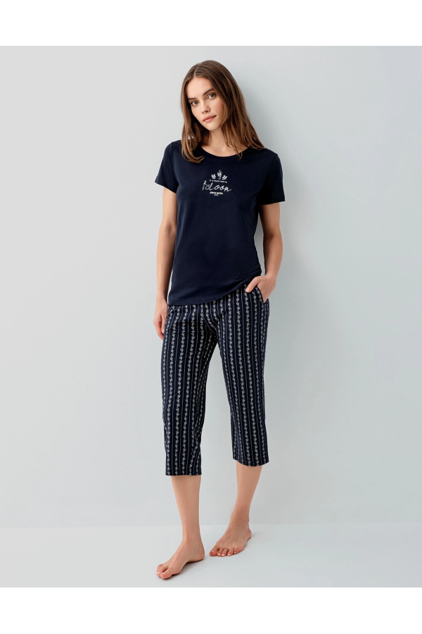 Pierre Cardin 9207-S Kadın Kapri İkili Takım