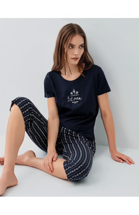 Pierre Cardin 9207-S Kadın Kapri İkili Takım