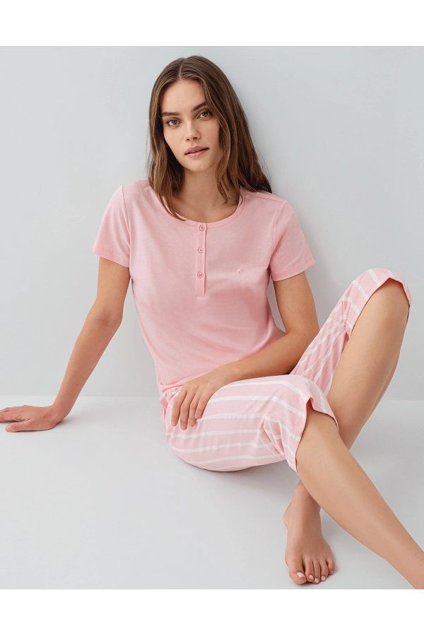 Pierre Cardin 9151-X Kadın Kapri İkili Takım