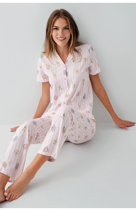 RolyPoly 3809-S Kadın Gömlek Pijama Takım
