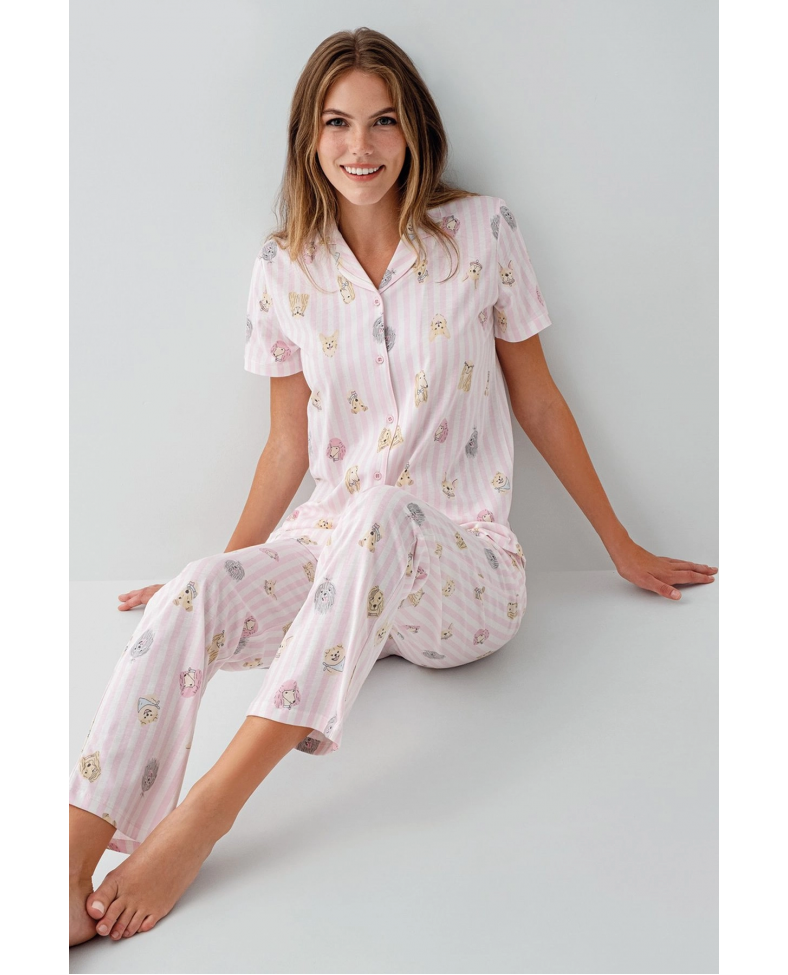 RolyPoly 3809-S Kadın Gömlek Pijama Takım