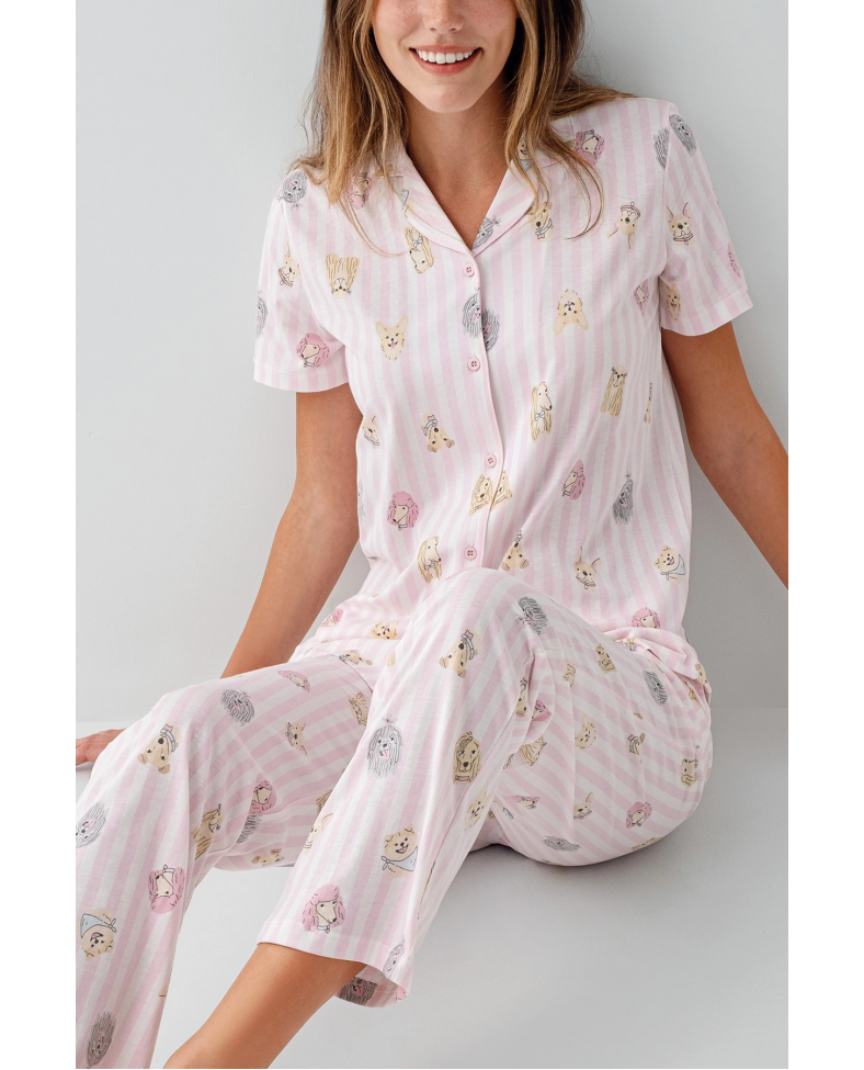 RolyPoly 3809-S Kadın Gömlek Pijama Takım