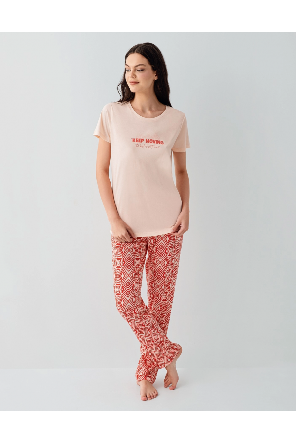 Arnetta 3611-X Kadın Kısa Kol Pijama Takım