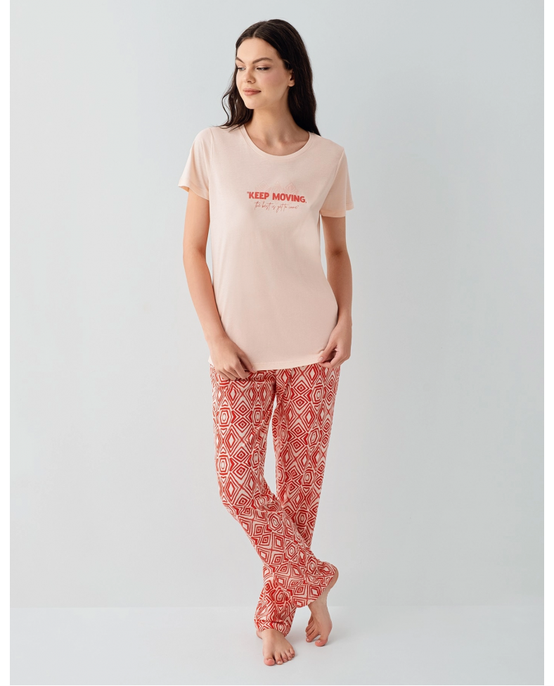 Arnetta 3611-X Kadın Kısa Kol Pijama Takım