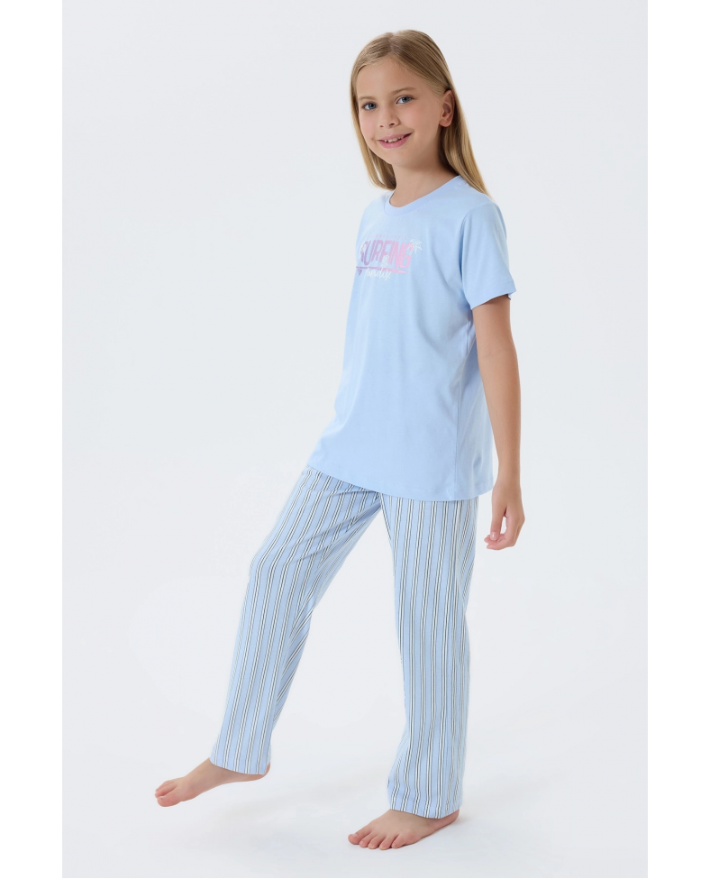 Arnetta 3598-G Kız Çocuk Kısa Kol Pijama Takımı