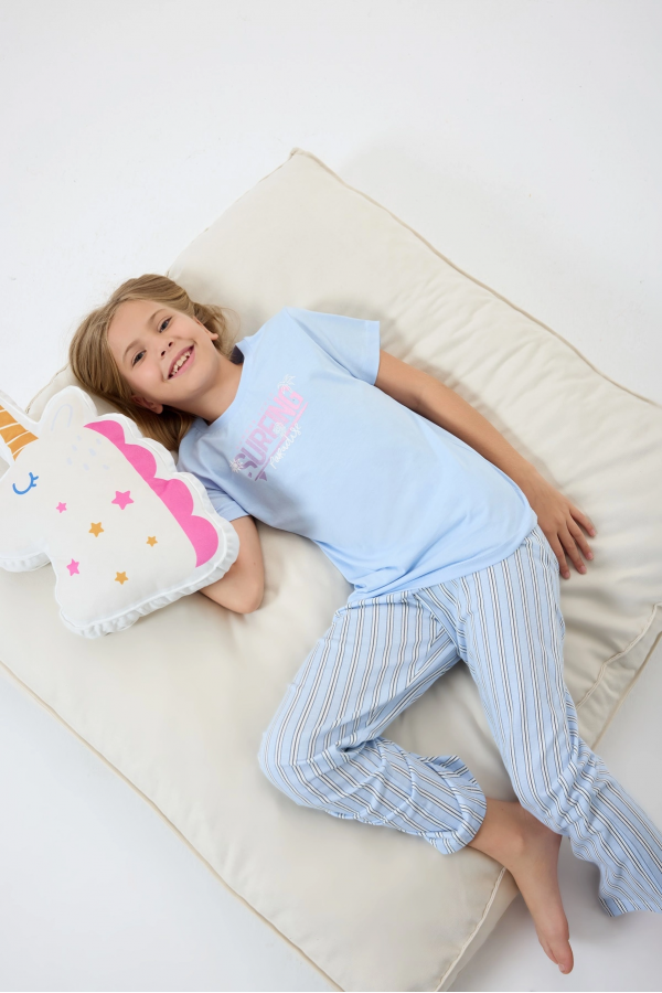 Arnetta 3598-G Kız Çocuk Kısa Kol Pijama Takımı