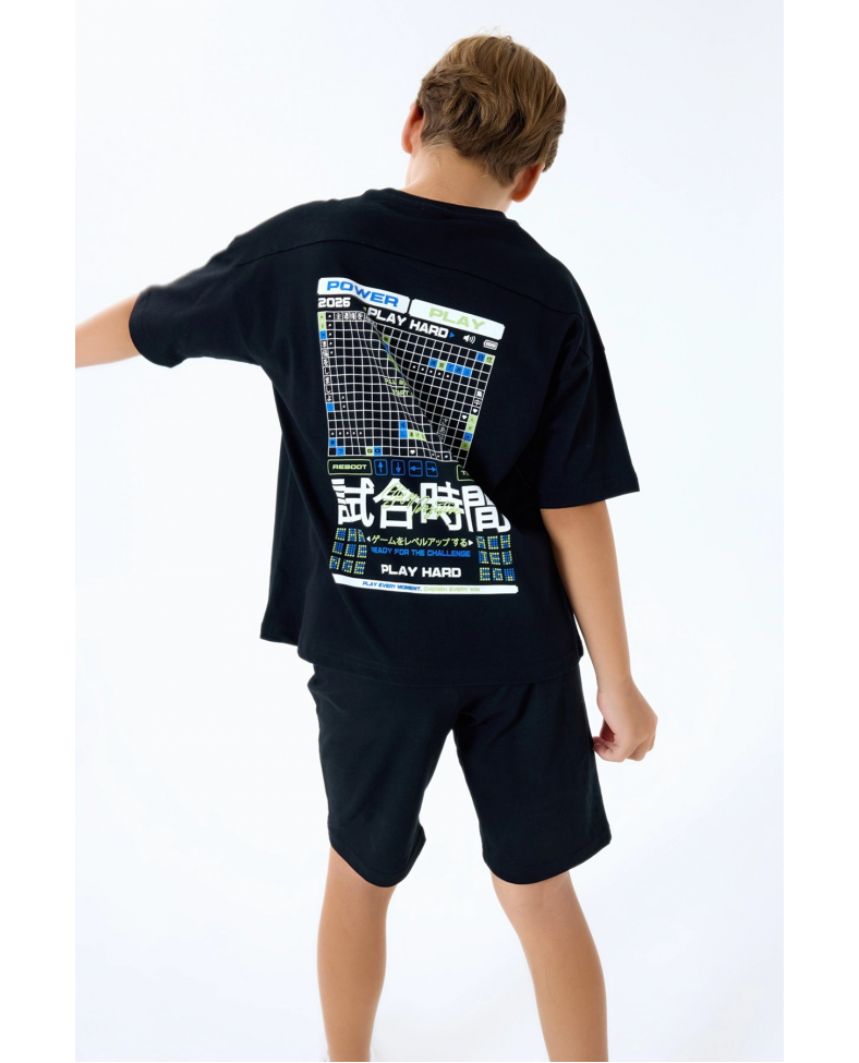 RolyPoly 3750-G Erkek Garson Bermuda Takım Somersan Giyim | Kadın, Erkek ve Çocuk Moda