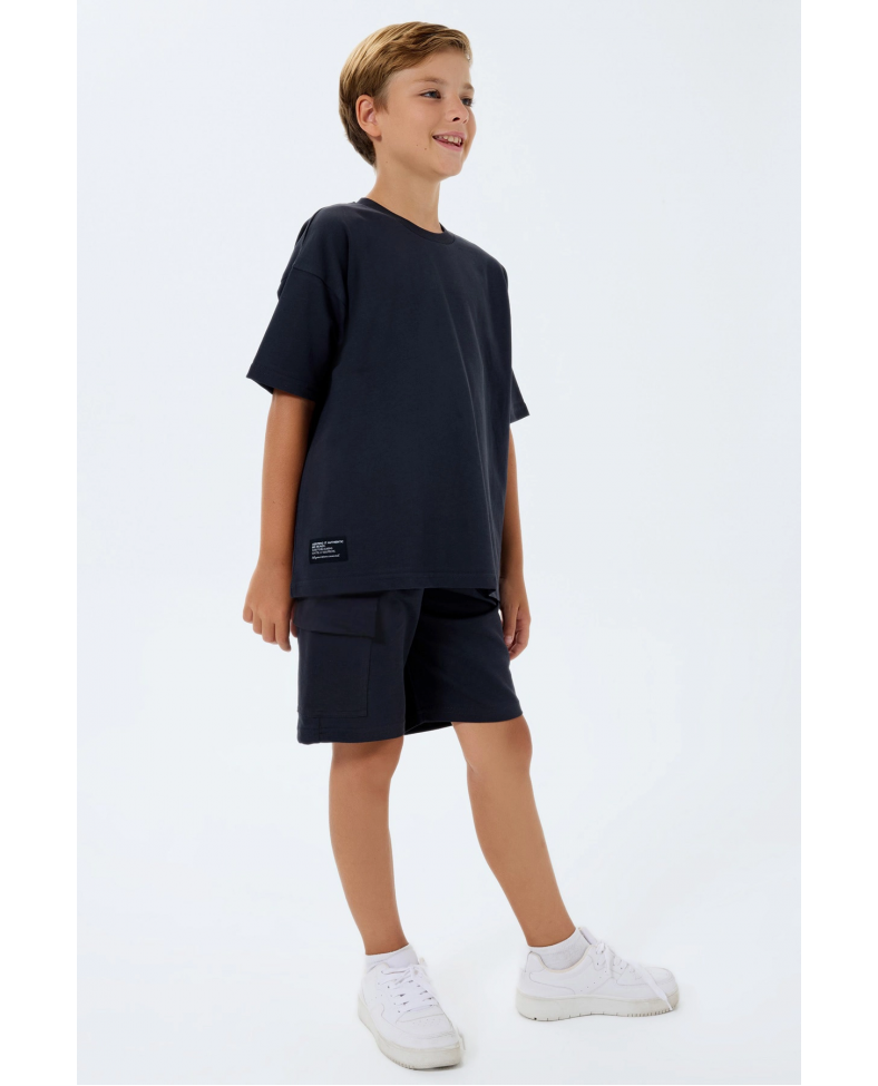 RolyPoly 3765-2 Erkek Çocuk Kargo Bermuda Takım Somersan Giyim | Kadın, Erkek ve Çocuk Moda