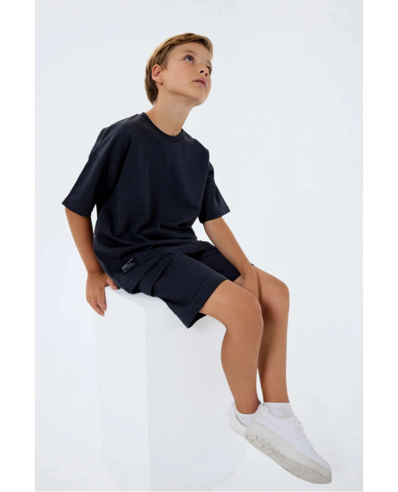 RolyPoly 3765-2 Erkek Çocuk Kargo Bermuda Takım Somersan Giyim | Kadın, Erkek ve Çocuk Moda