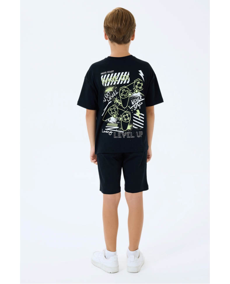 RolyPoly 3758-2Erkek Çocuk Bermuda Takım Somersan Giyim | Kadın, Erkek ve Çocuk Moda