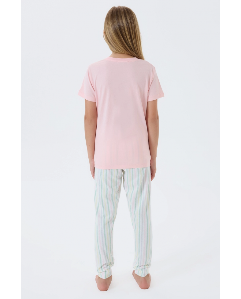 Arnetta 3571-2 Kız Çocuk Kısa Kol Pijama Takımı