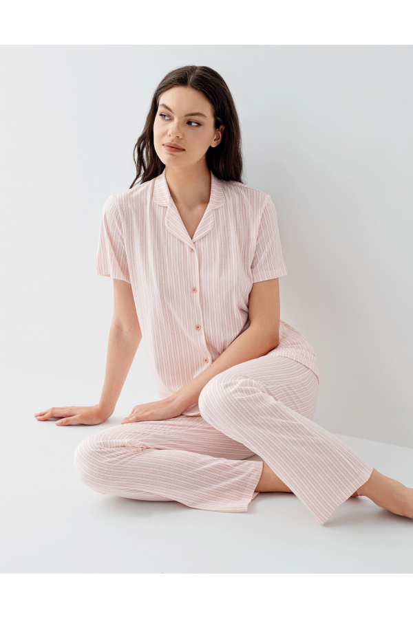 Arnetta 3594-S Kadın Gömlek Pijama Takım