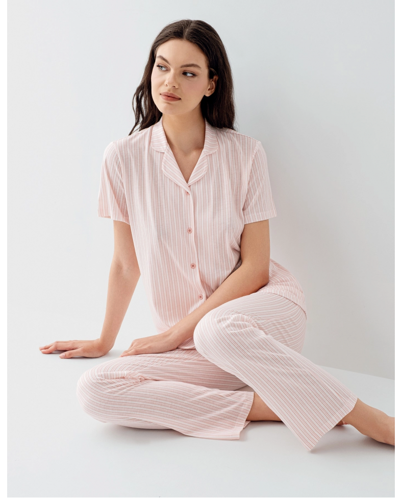 Arnetta 3594-S Kadın Gömlek Pijama Takım Somersan Giyim | Kadın, Erkek ve Çocuk Moda
