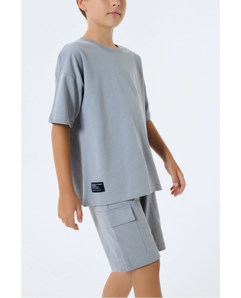 RolyPoly 3765-G Erkek Garson Kargo Bermuda Takım Somersan Giyim | Kadın, Erkek ve Çocuk Moda