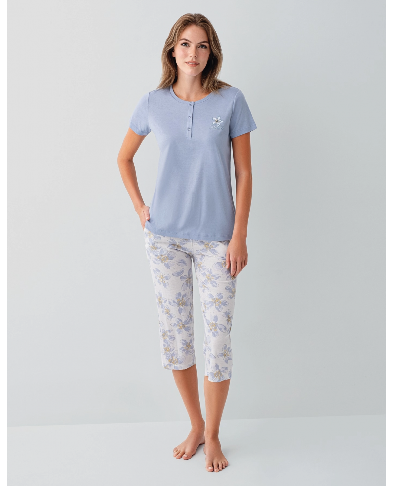 Arnetta 3623-X Kadın Battal Kapri Takım Somersan Giyim | Kadın, Erkek ve Çocuk Moda