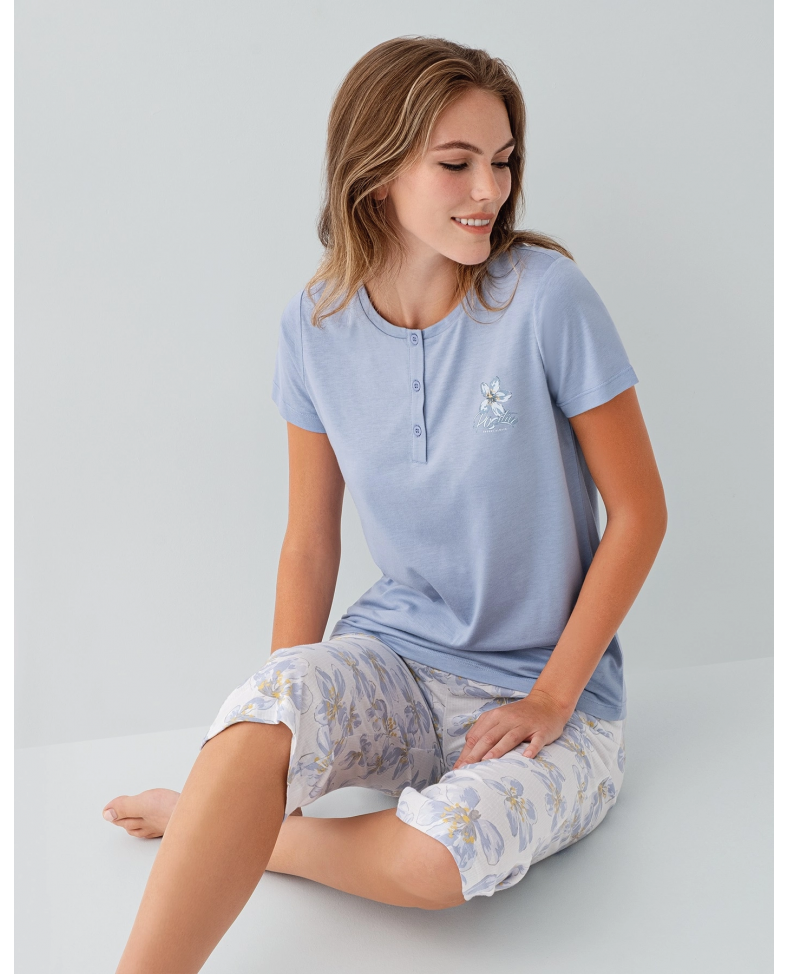 Arnetta 3623-X Kadın Battal Kapri Takım Somersan Giyim | Kadın, Erkek ve Çocuk Moda