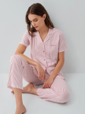 Pierre Cardin 9204-S Kadın Gömlek Pijama Takım