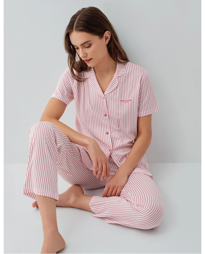 Pierre Cardin 9204-S Kadın Gömlek Pijama Takım