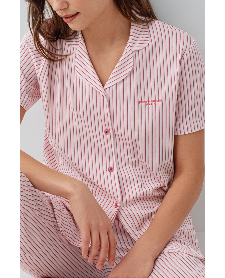 Pierre Cardin 9204-S Kadın Gömlek Pijama Takım