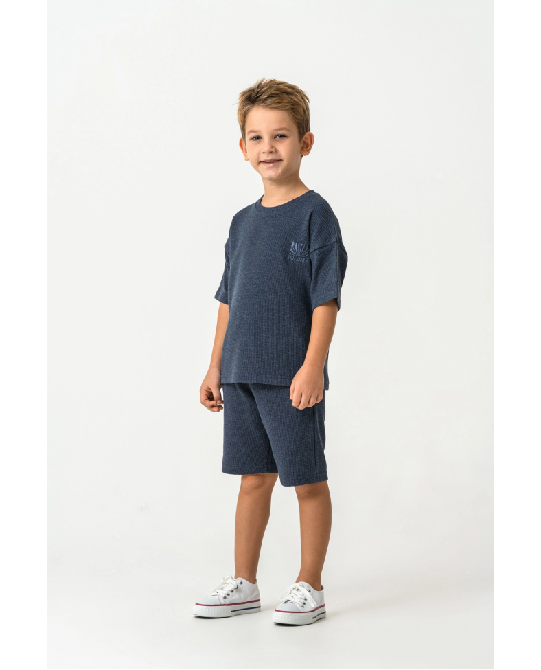 RolyPoly 3725-2 Erkek Çocuk Bermuda Takım Somersan Giyim | Kadın, Erkek ve Çocuk Moda