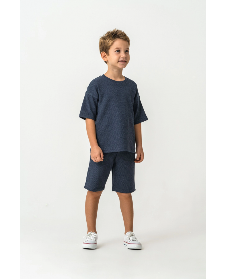 RolyPoly 3725-2 Erkek Çocuk Bermuda Takım Somersan Giyim | Kadın, Erkek ve Çocuk Moda