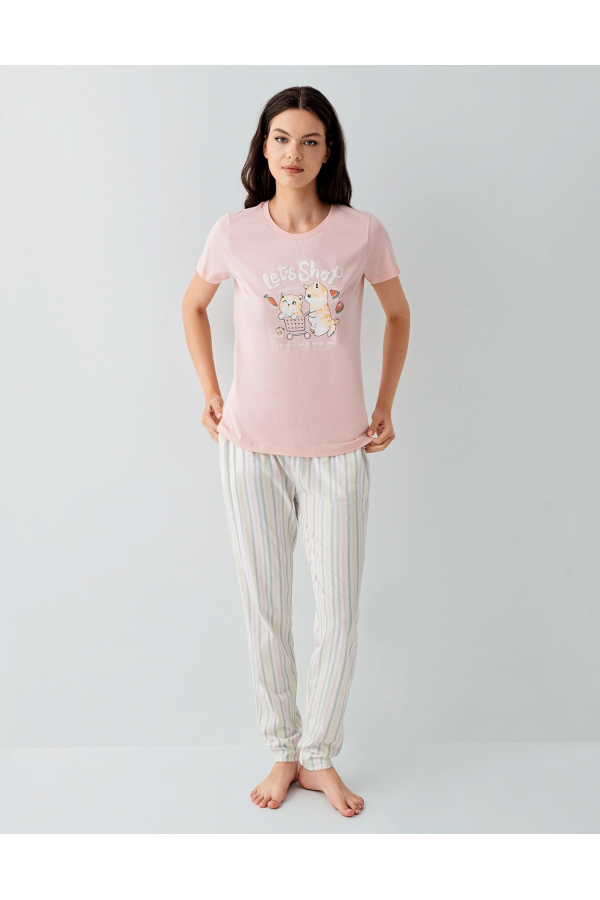 Arnetta 3571-S Kısa Kol Pijama Takımı