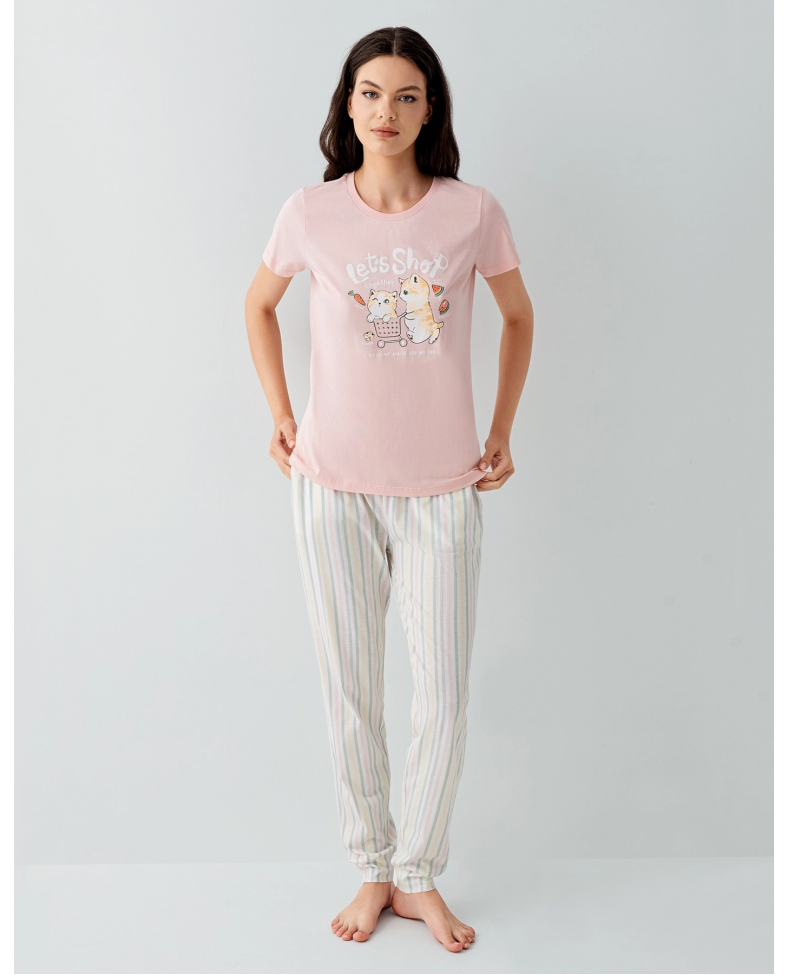 Arnetta 3571-S Kısa Kol Pijama Takımı