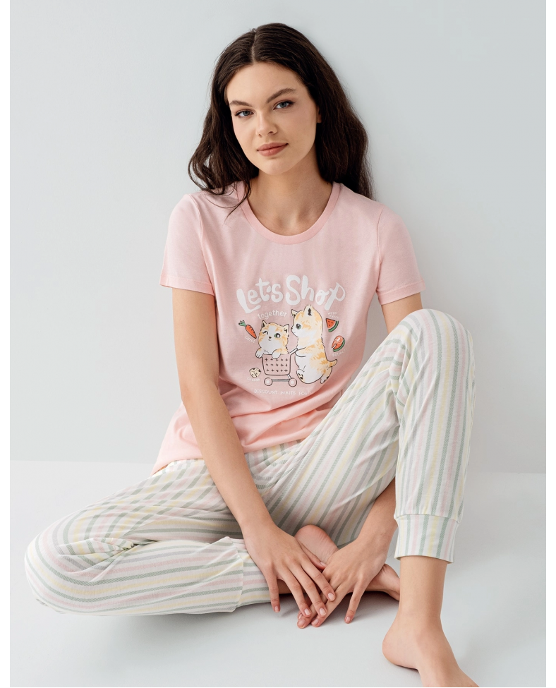 Arnetta 3571-S Kısa Kol Pijama Takımı