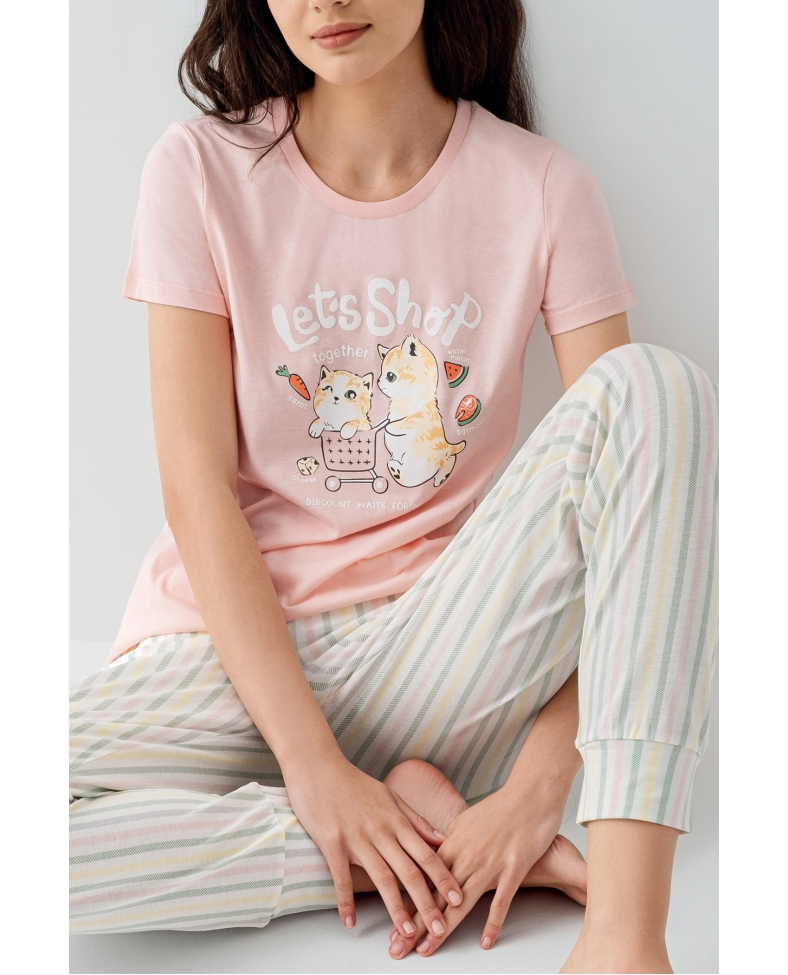 Arnetta 3571-S Kısa Kol Pijama Takımı