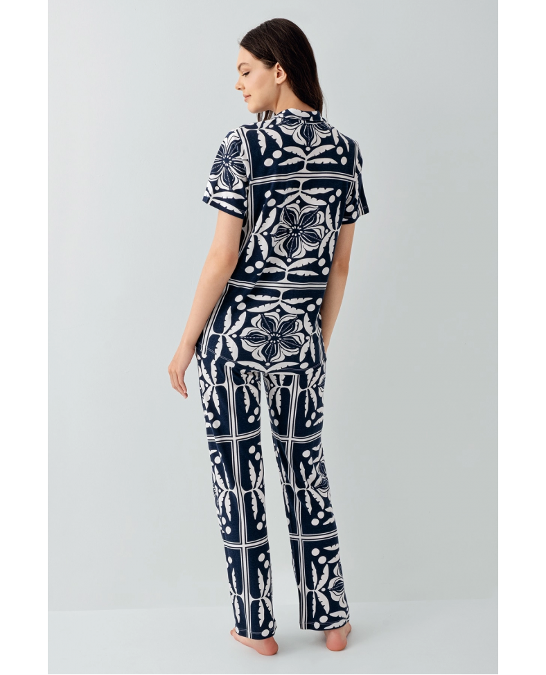 Arnetta 3567-S Kadın Gömlek Pijama Takım Somersan Giyim | Kadın, Erkek ve Çocuk Moda