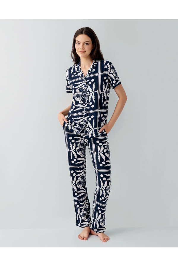 Arnetta 3567-S Kadın Gömlek Pijama Takım