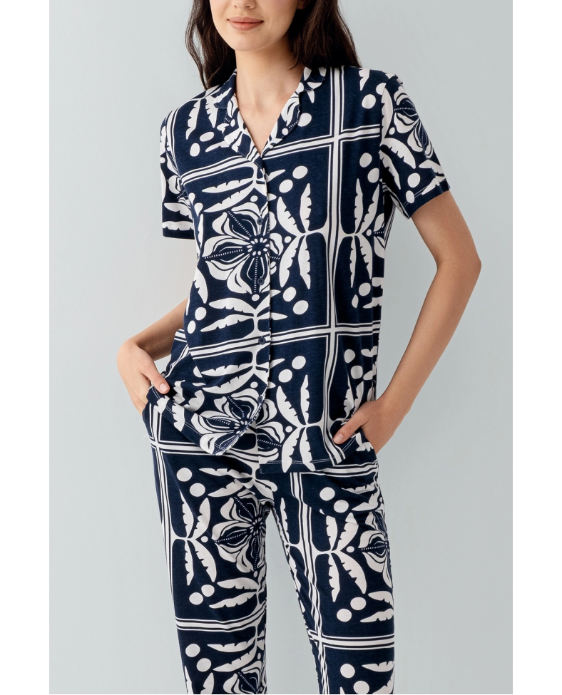 Arnetta 3567-S Kadın Gömlek Pijama Takım Somersan Giyim | Kadın, Erkek ve Çocuk Moda