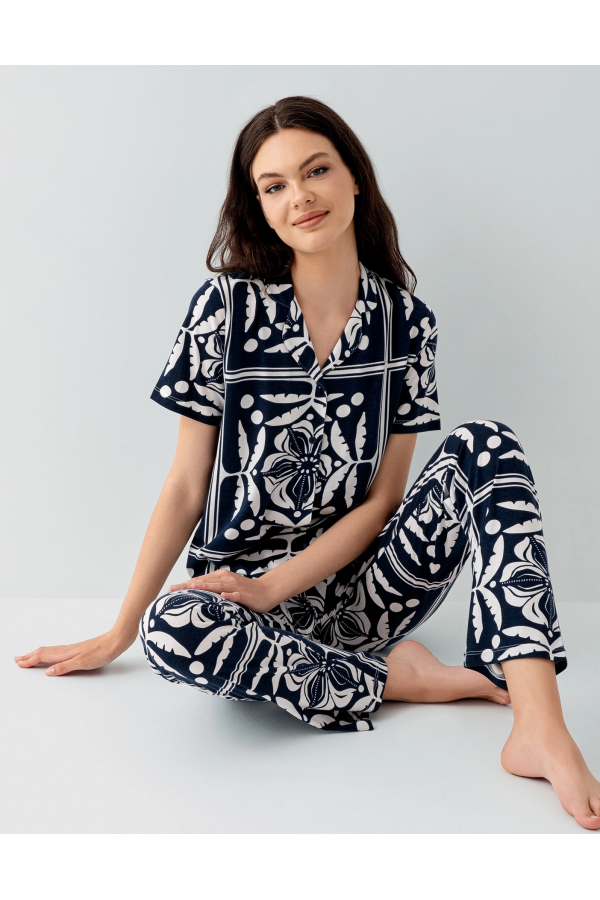 Arnetta 3567-S Kadın Gömlek Pijama Takım