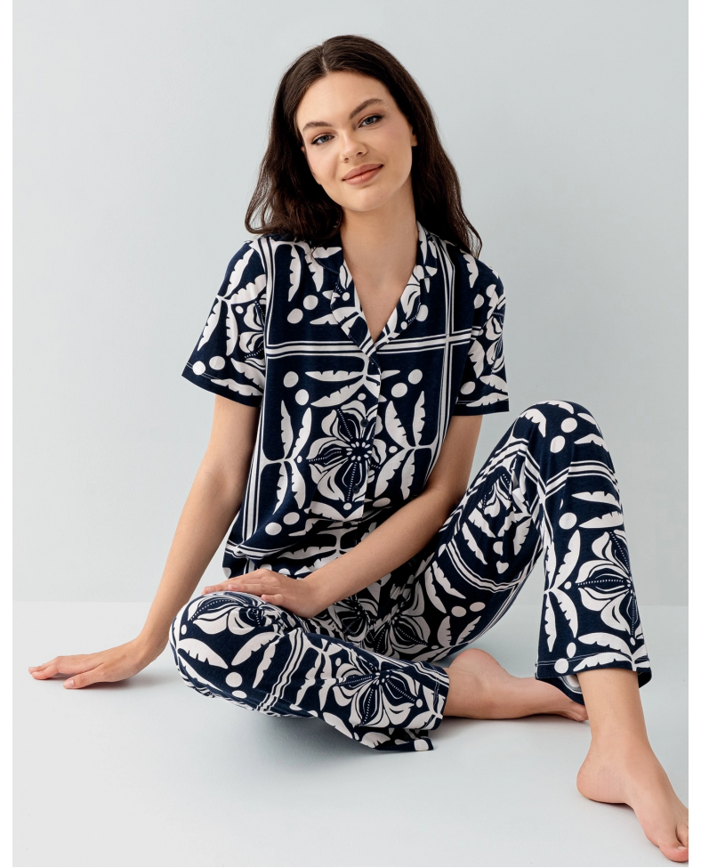 Arnetta 3567-S Kadın Gömlek Pijama Takım Somersan Giyim | Kadın, Erkek ve Çocuk Moda