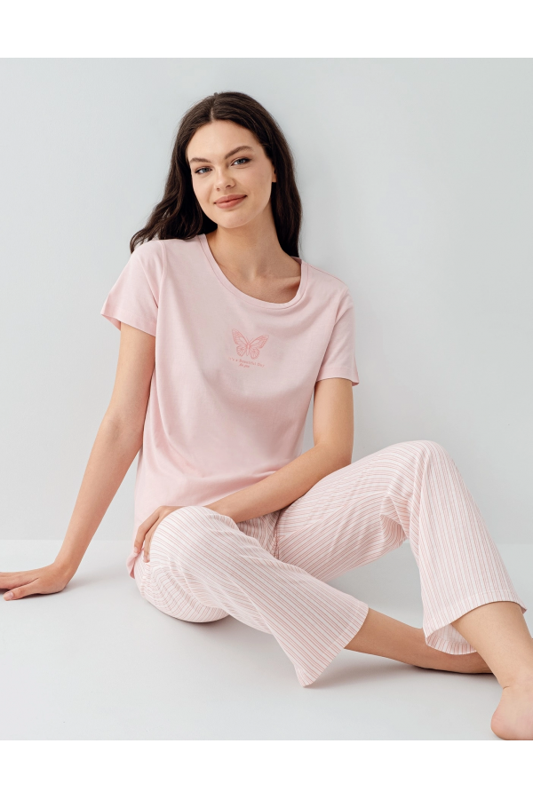 Arnetta 3593-S Kısa Kol Pijama Takımı