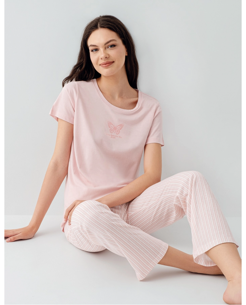 Arnetta 3593-S Kısa Kol Pijama Takımı