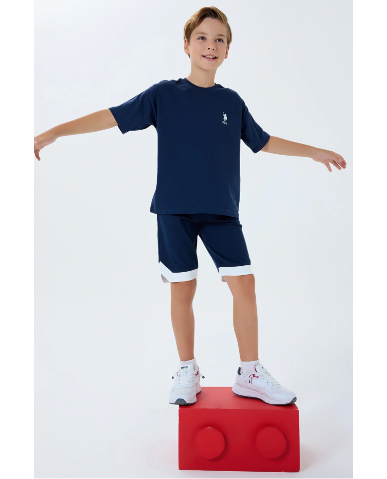 US Polo 2403-G Erkek Garson Bermuda Takım