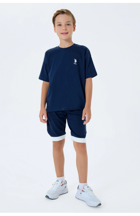 US Polo 2403-4 Erkek Çocuk Bermuda Takım