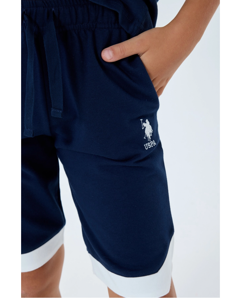 US Polo 2403-4 Erkek Çocuk Bermuda Takım
