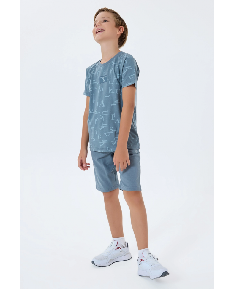 US Polo 2411-G Erkek Garson Bermuda Takım