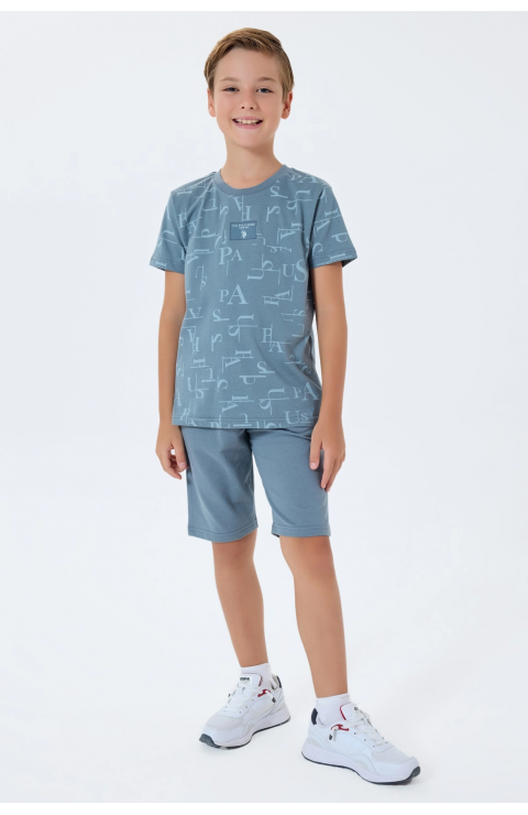 US Polo 2411-G Erkek Garson Bermuda Takım