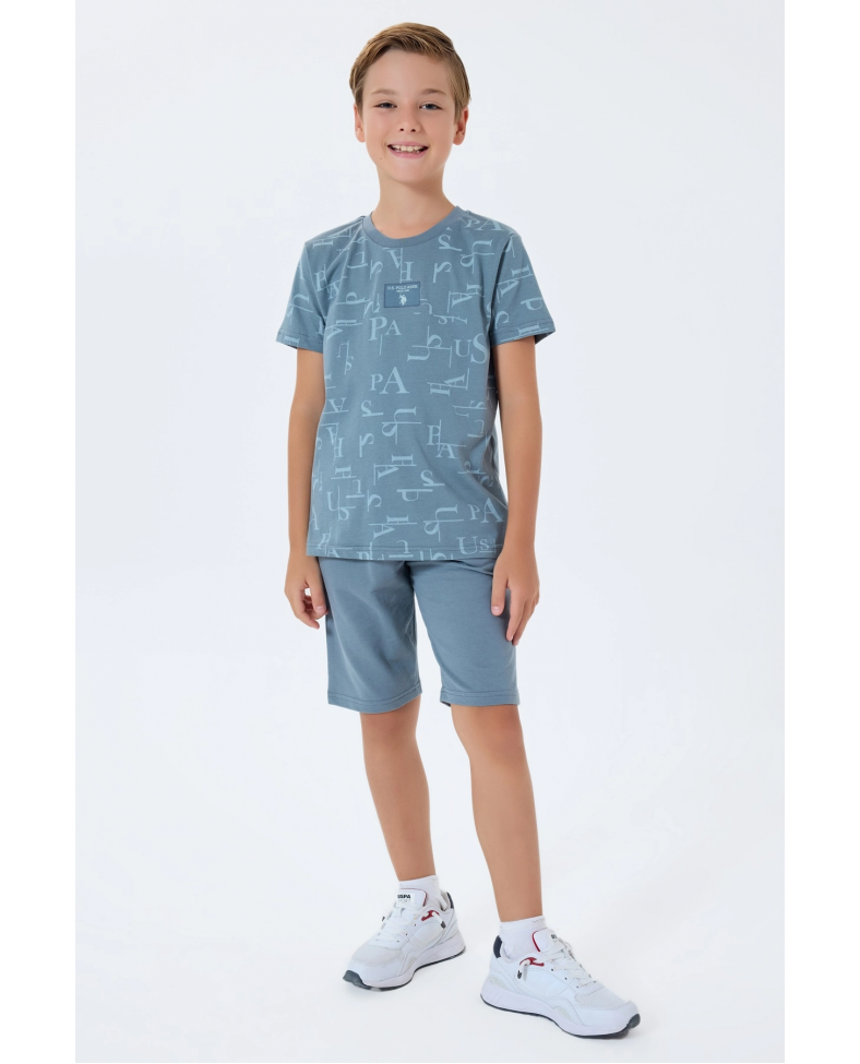 US Polo 2411-G Erkek Garson Bermuda Takım