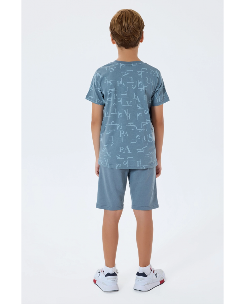 US Polo 2411-G Erkek Garson Bermuda Takım