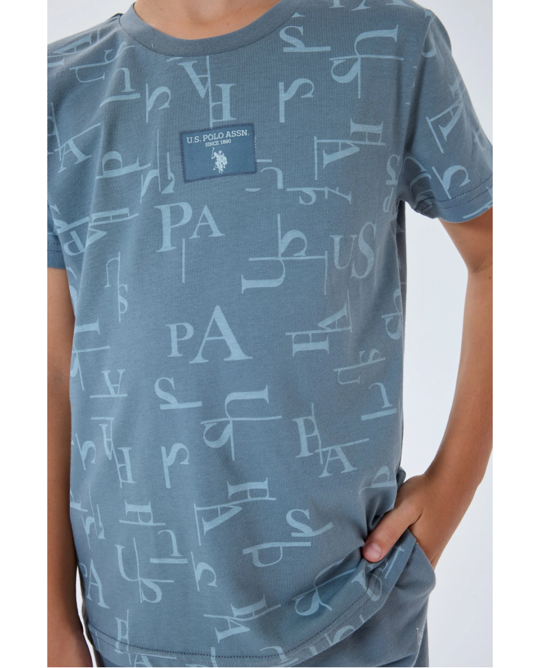 US Polo 2411-G Erkek Garson Bermuda Takım