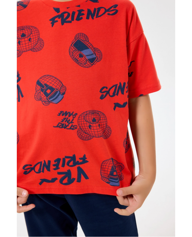 RolyPoly 3751-2 Erkek Çocuk Bermuda Takım Somersan Giyim | Kadın, Erkek ve Çocuk Moda