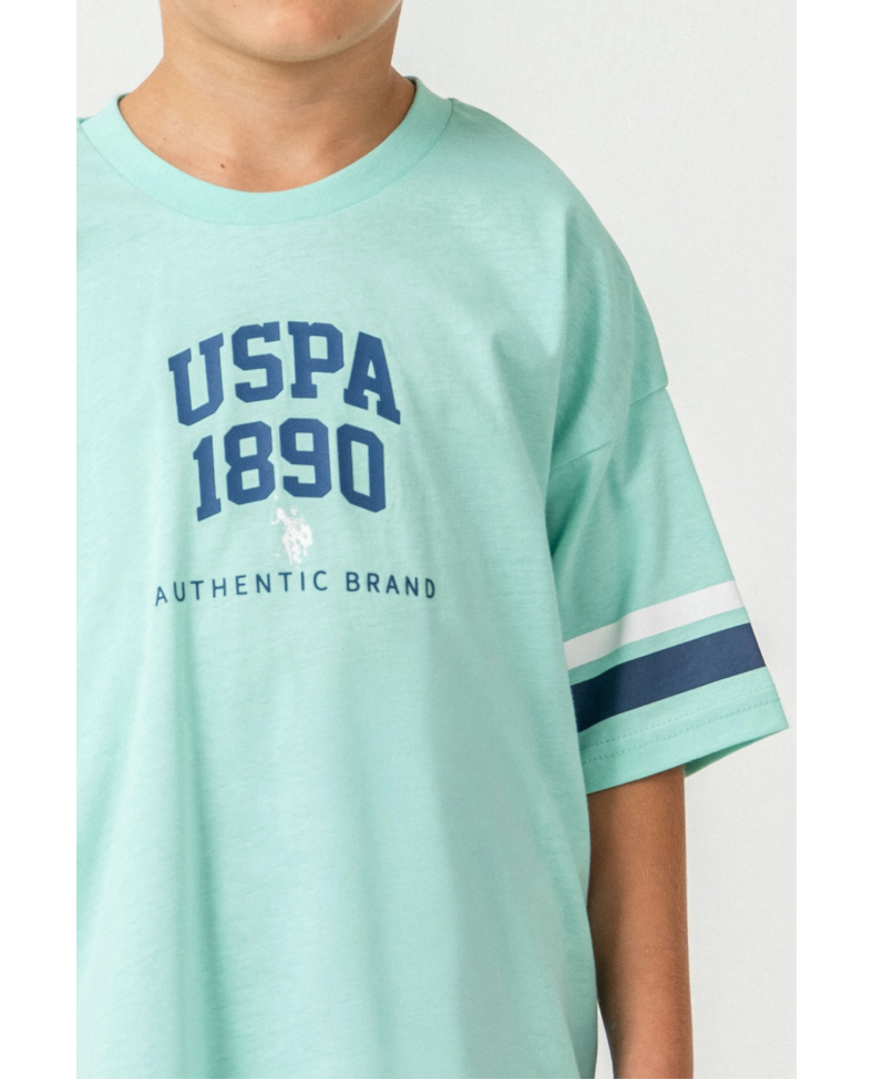 US Polo 2414-4 Erkek Çocuk Bermuda Takım