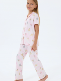 RolyPoly 3809-2 Kız Çocuk Kısa Kol Pijama Takımı