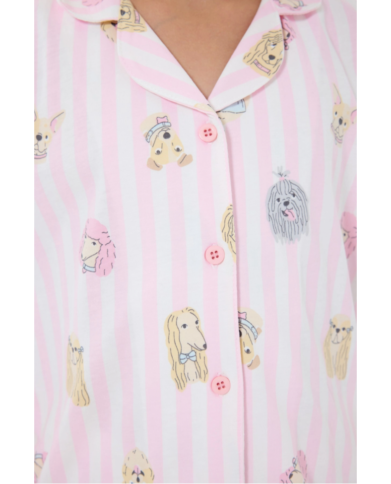 RolyPoly 3809-2 Kız Çocuk Kısa Kol Pijama Takımı